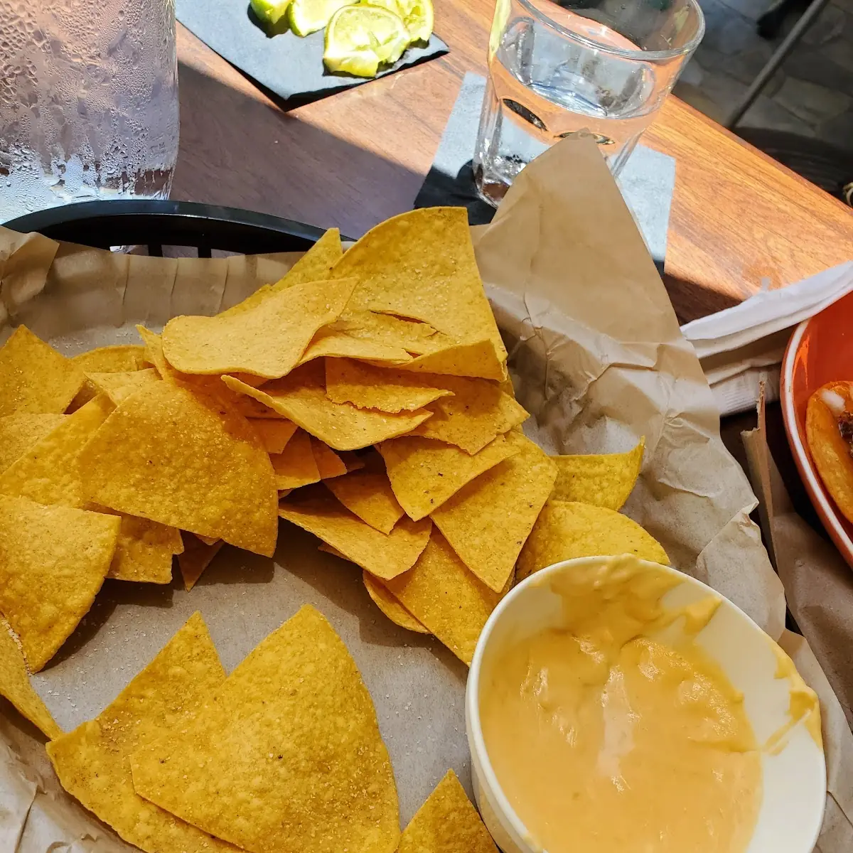 Chips and Queso Dip