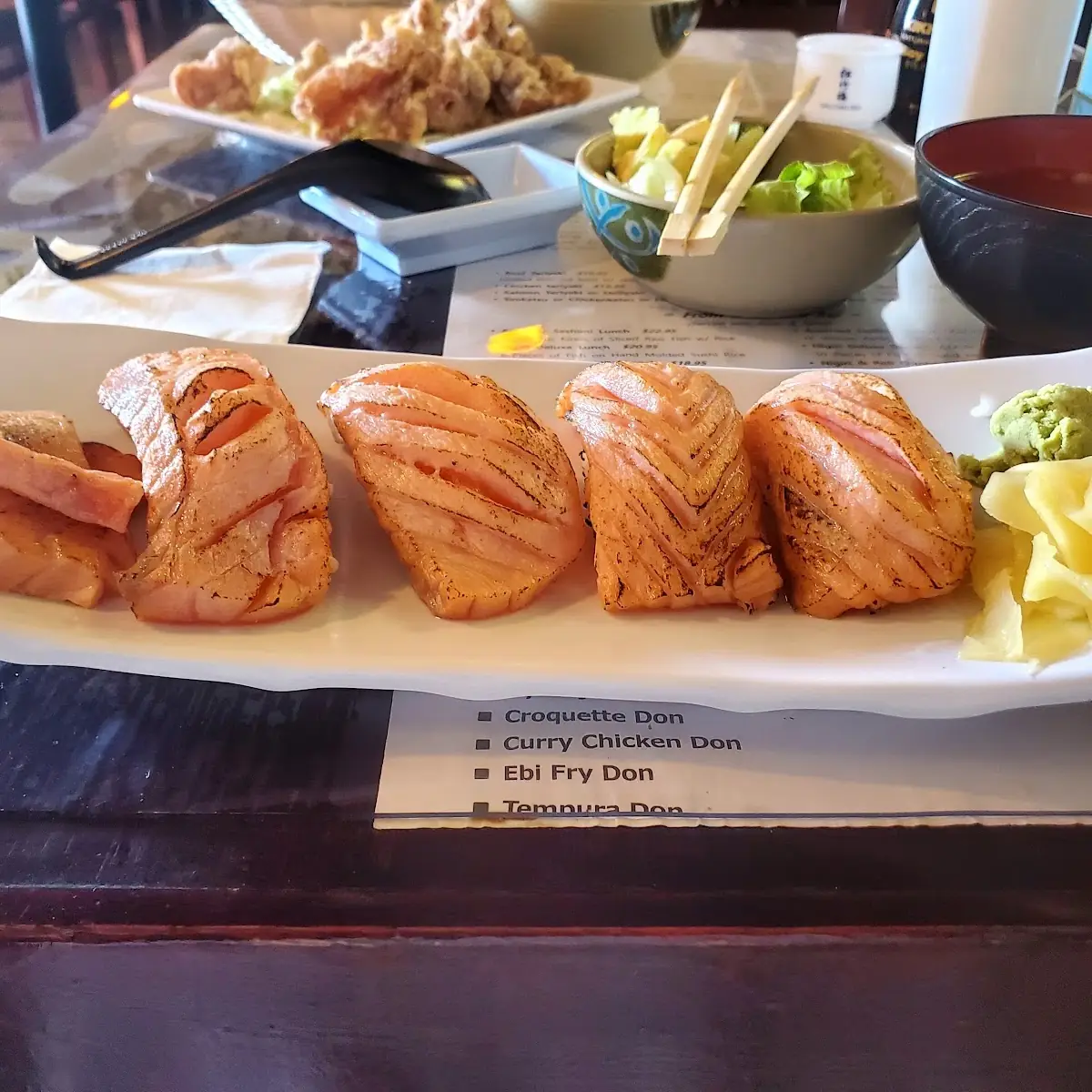 Seared Salmon Nigiri