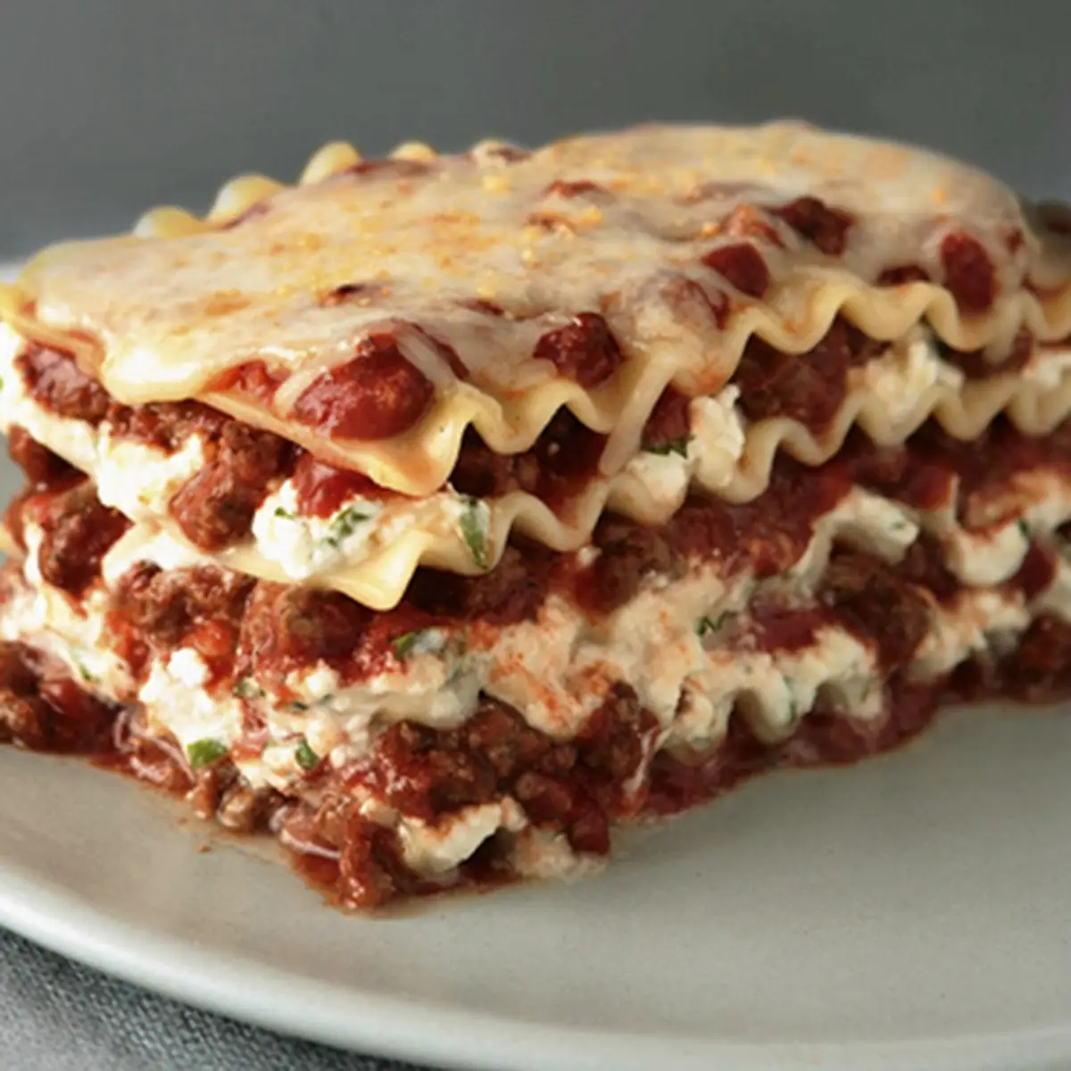Cheese Ravioli Meat Lasagna