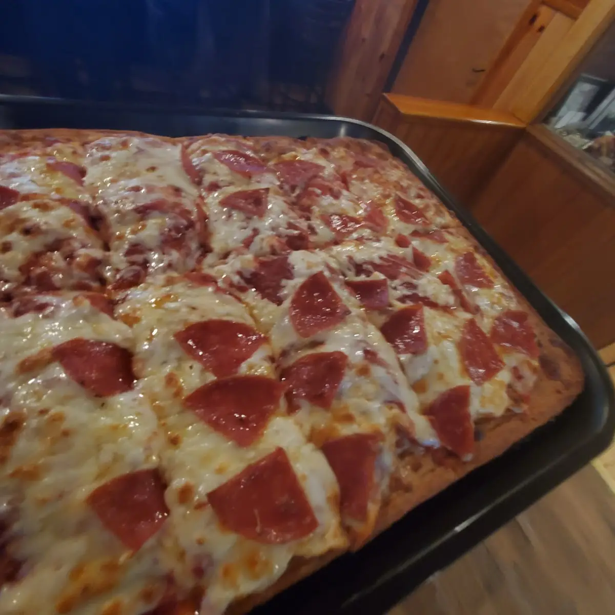 Square Pizza w Pepperoni