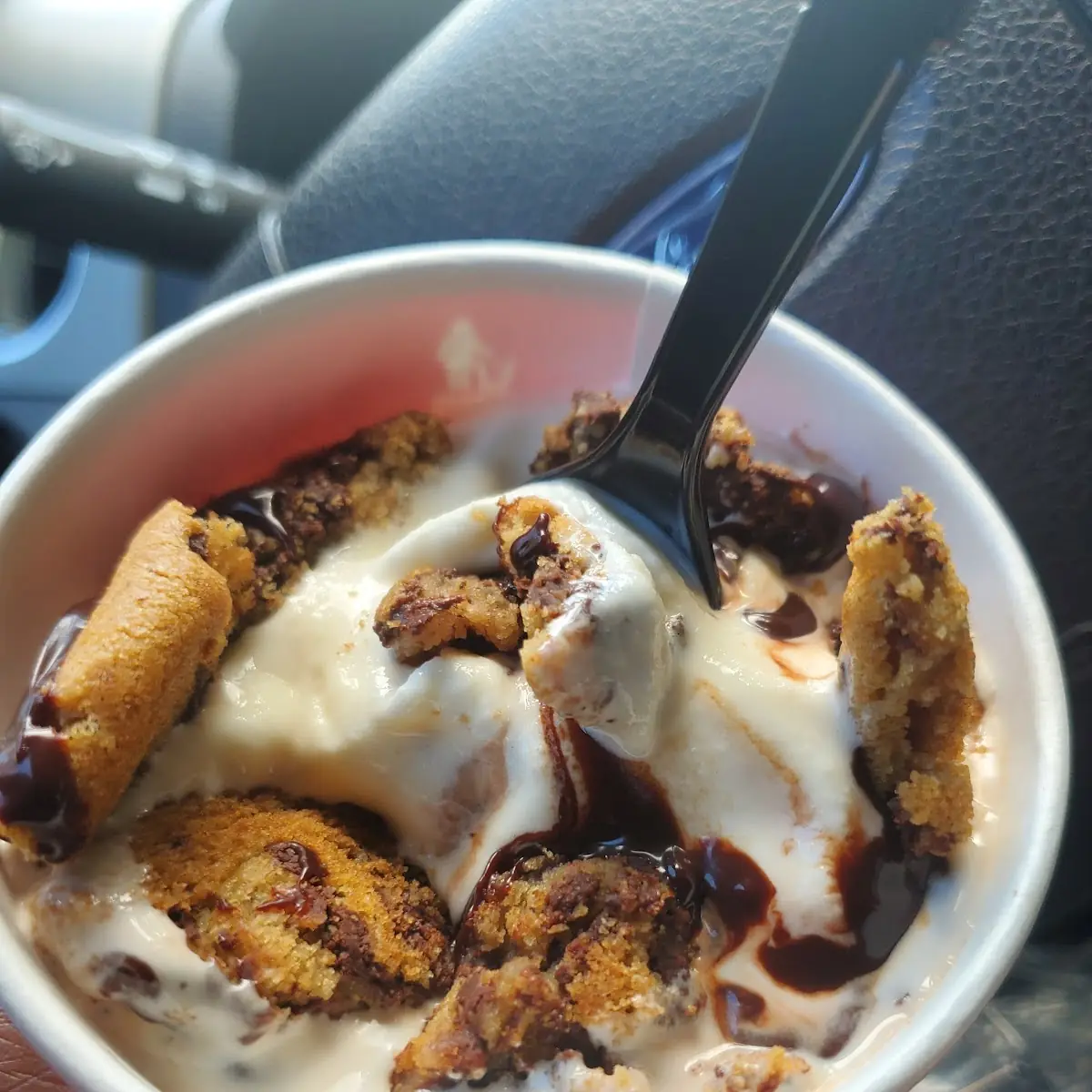 Chocolate Ice and Chocolate Chunk Cookie