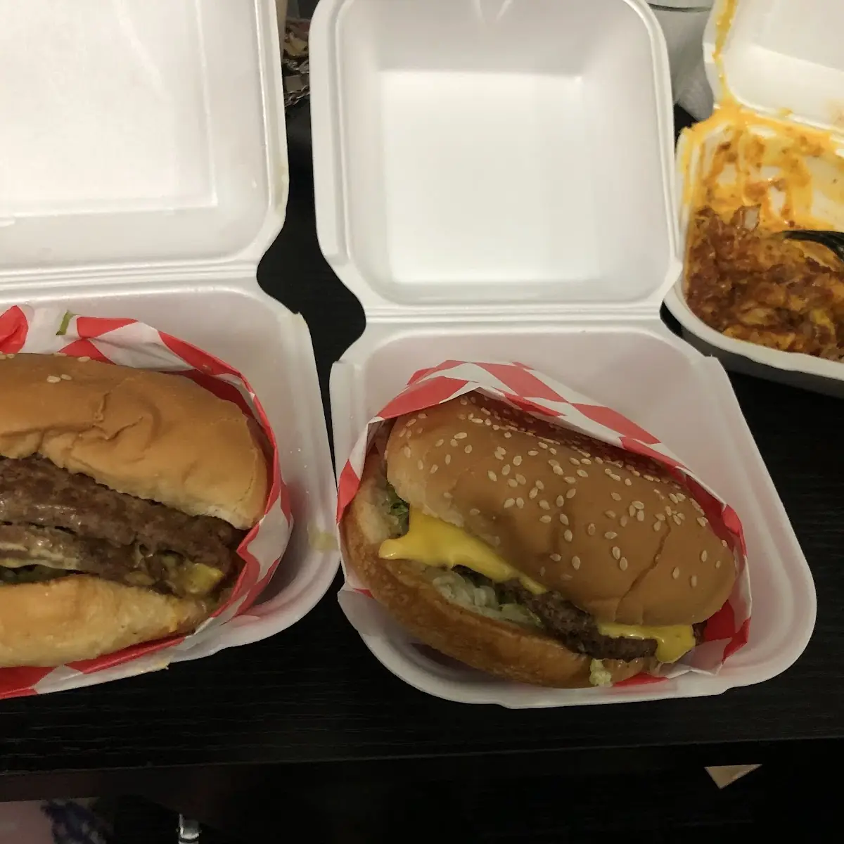 Bacon Cheeseburger and Double Cheeseburger