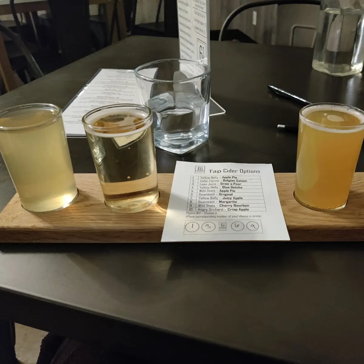 Cider Flight