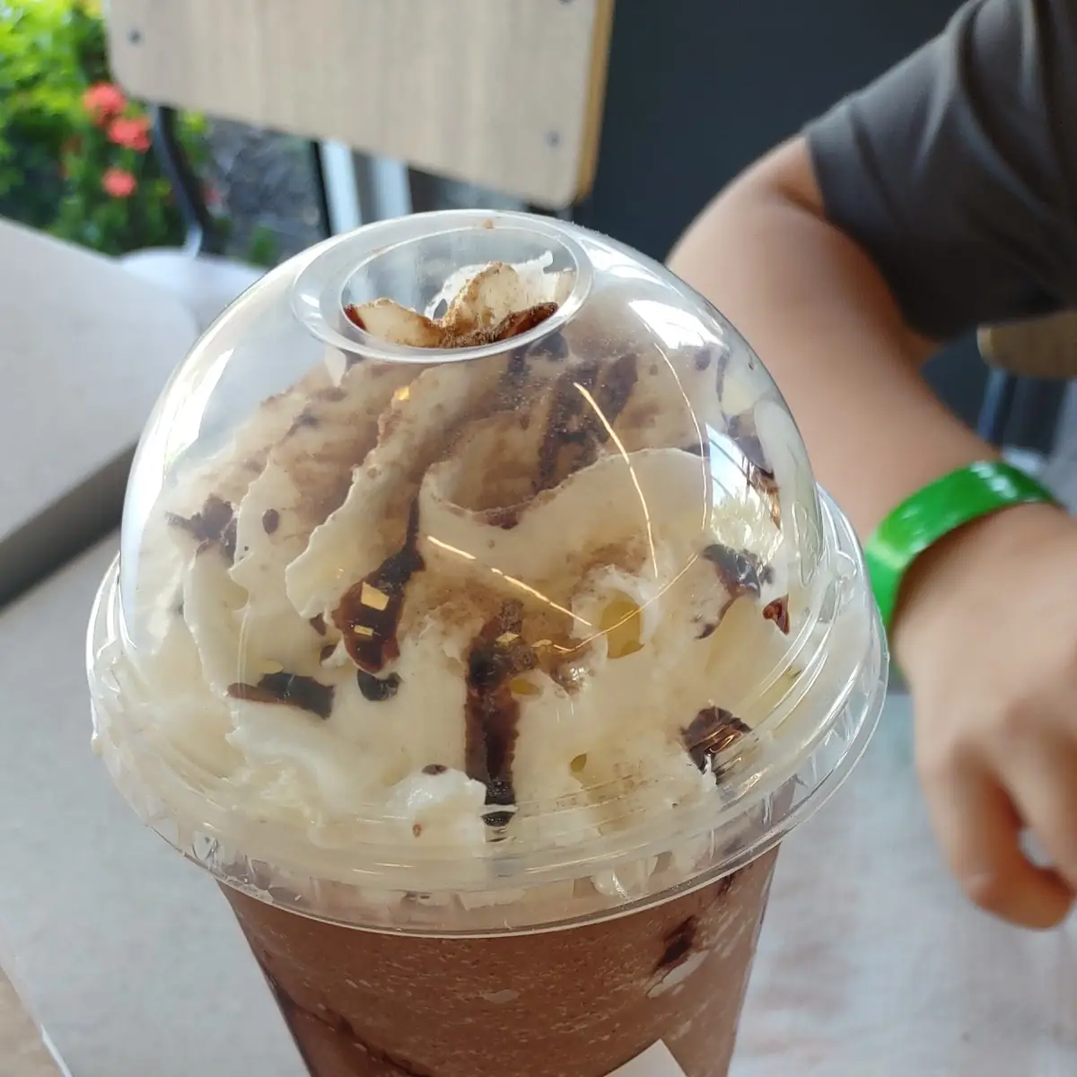 Whipped Frozen Hot Chocolate Shake