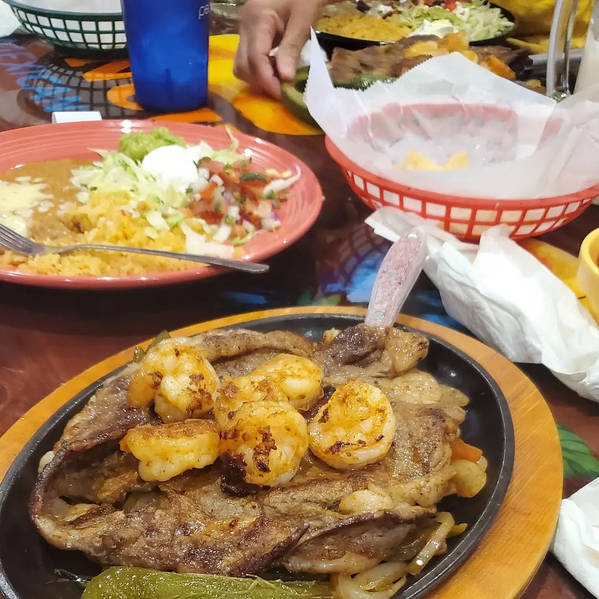 Carne Asada with Shrimp