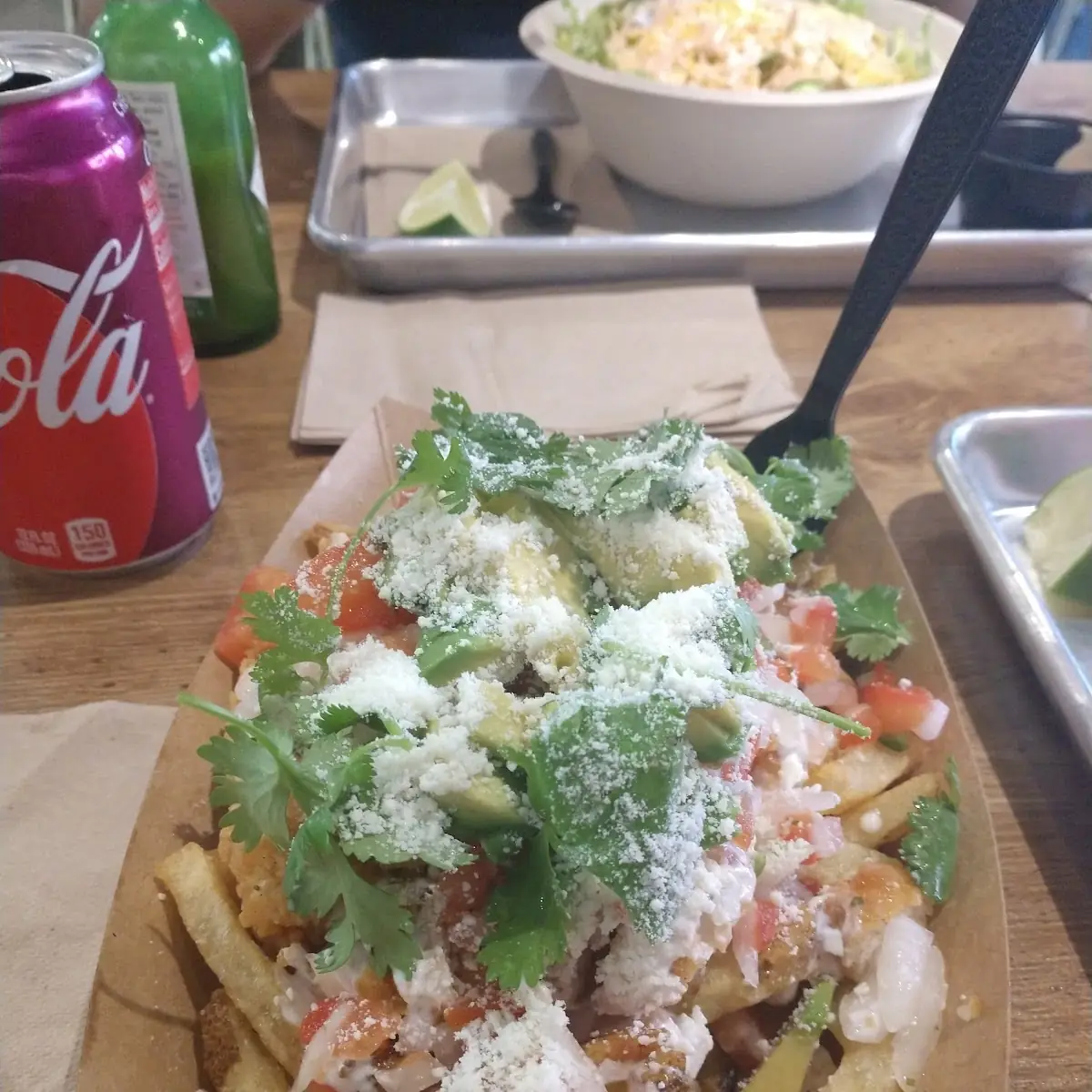 Asada Fries with Chicken