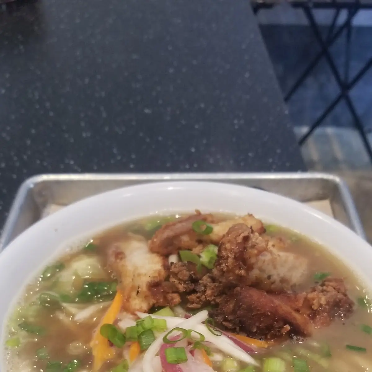 Chrispy Chicken Ramen and MIS Broth