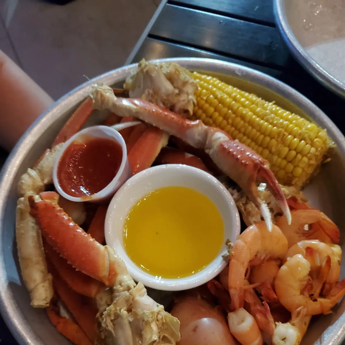 Snow Crab Shrimp Corn Potato Platter
