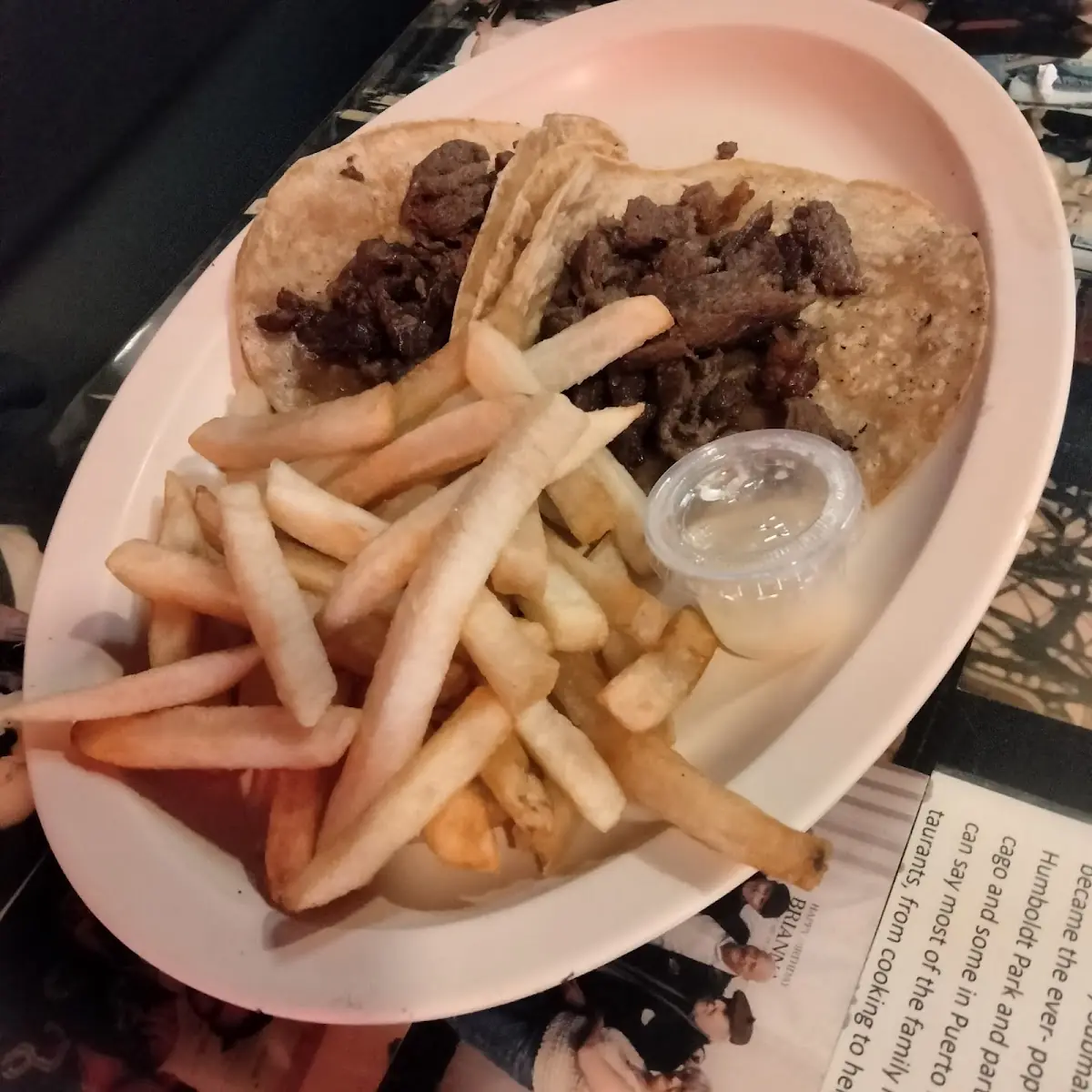Papa's Steak or Chicken Tacos