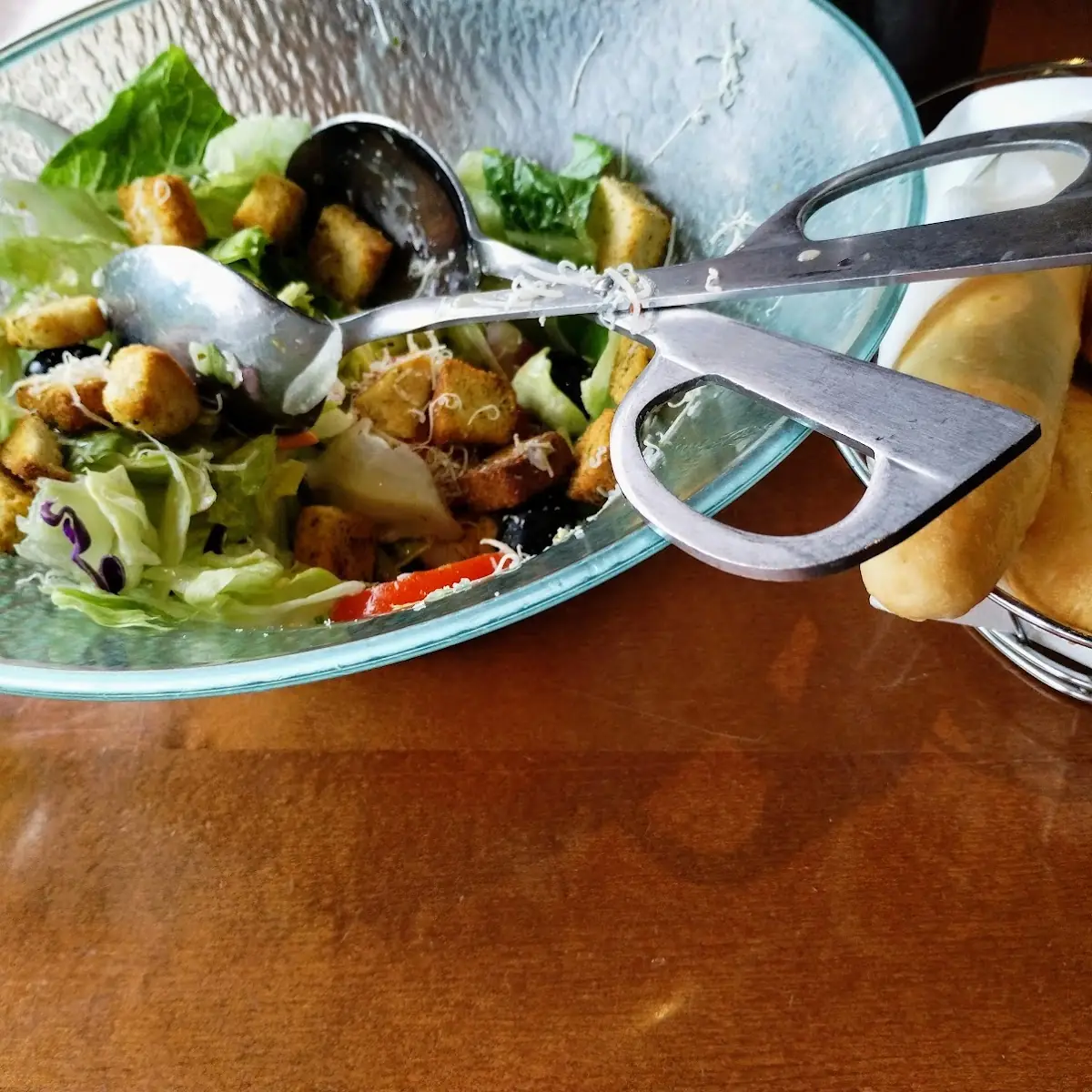 Salad and Breadsticks
