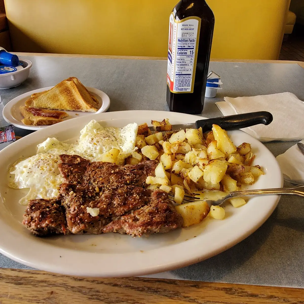 New York Steak and Eggs