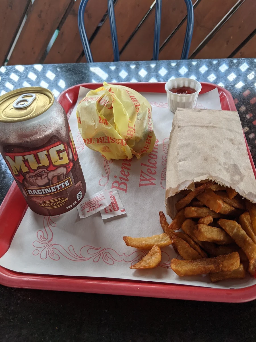Cheeseburger and Fries