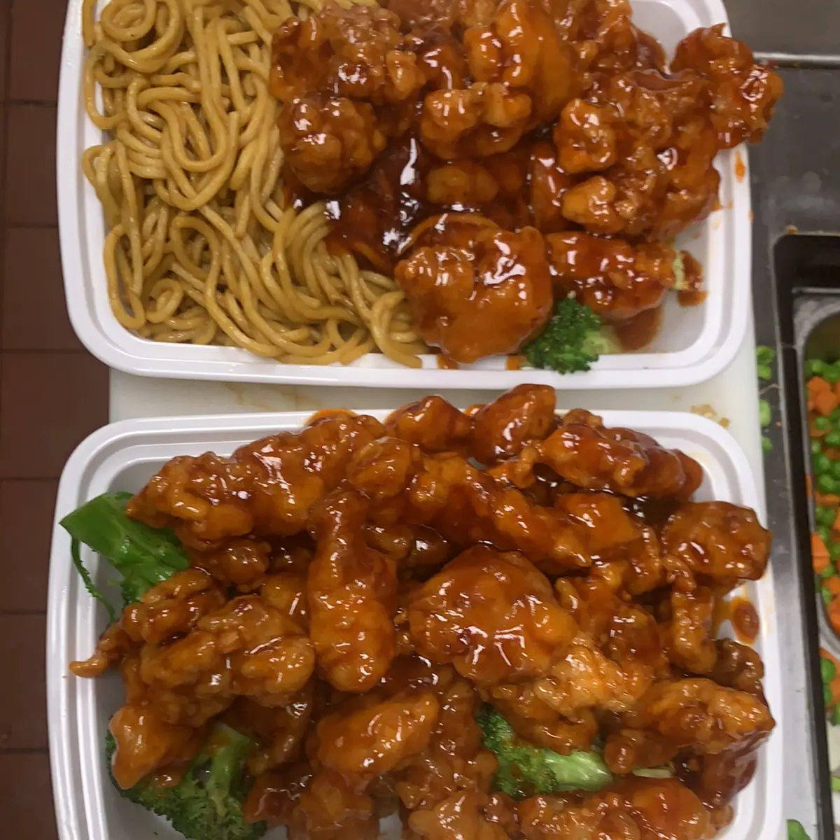 Triple Delight w Garlic Sauce