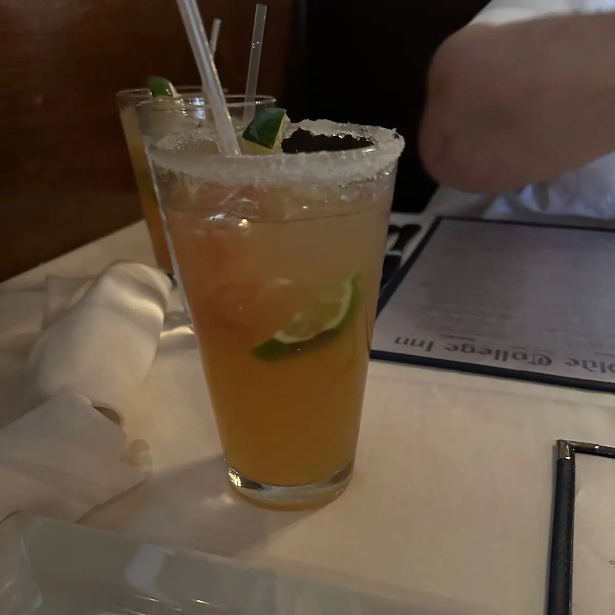 Tropical Fruit Cocktail with Lime