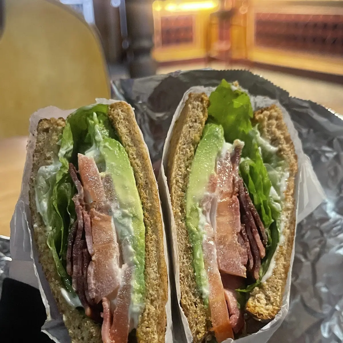 Turkey Bacon Lettuce Avocado Tomato