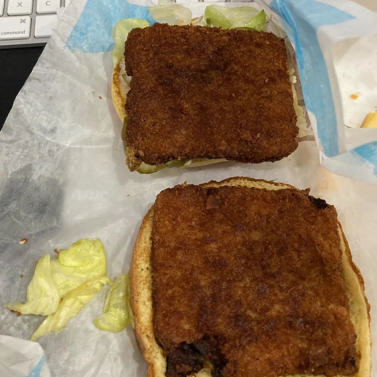 BK Big Fish Sandwich