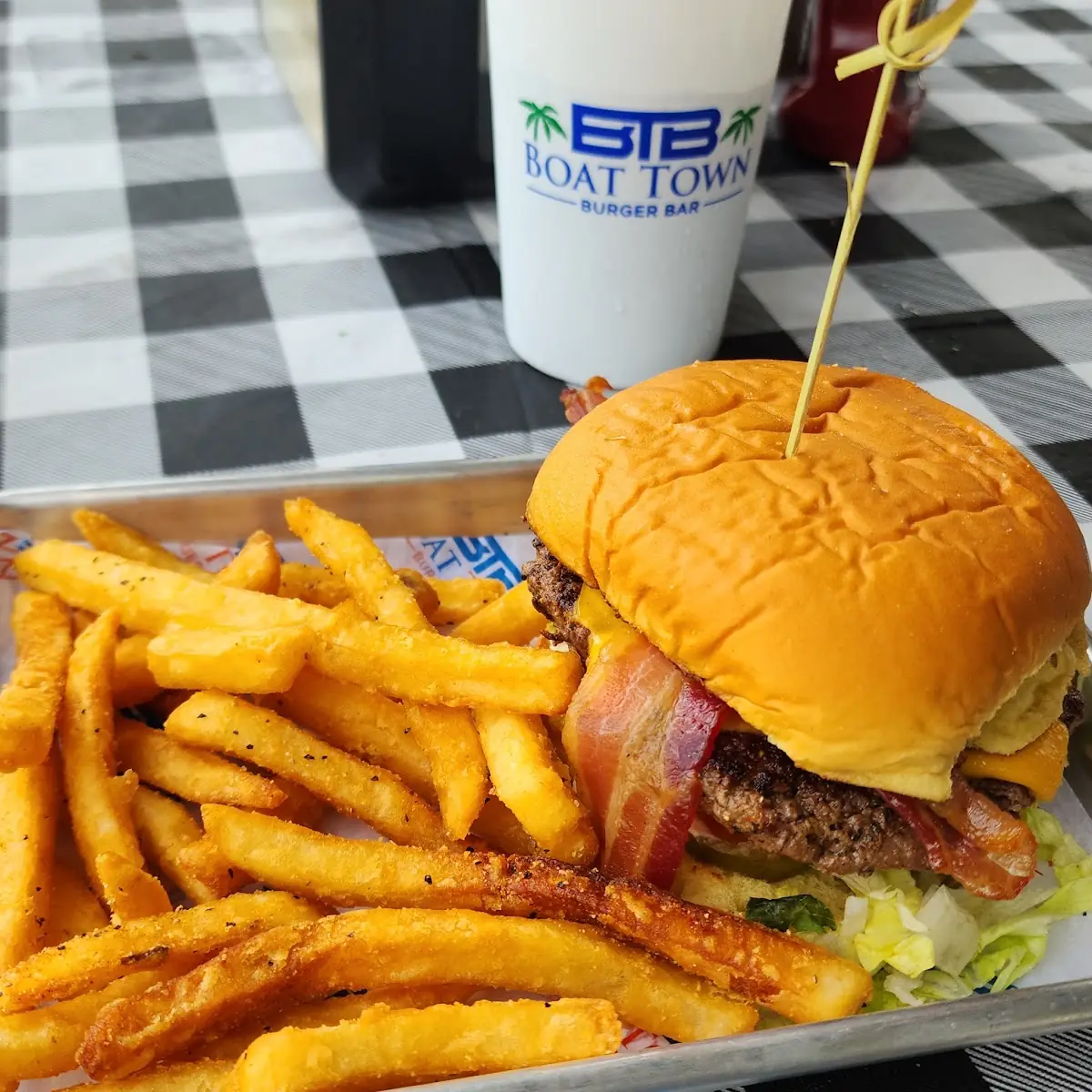 Bacon Cheese Burger with Avocado