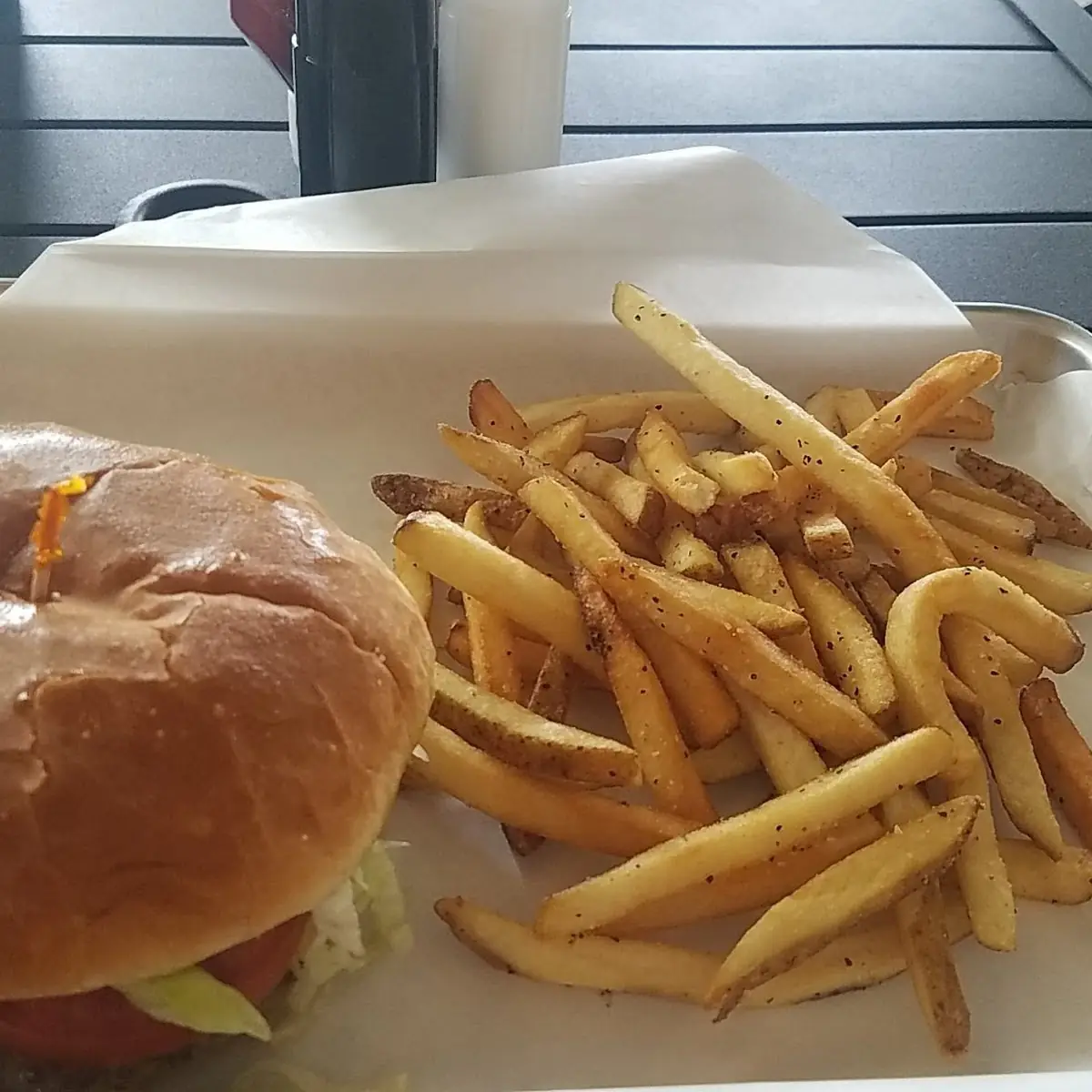 Burger and Fries