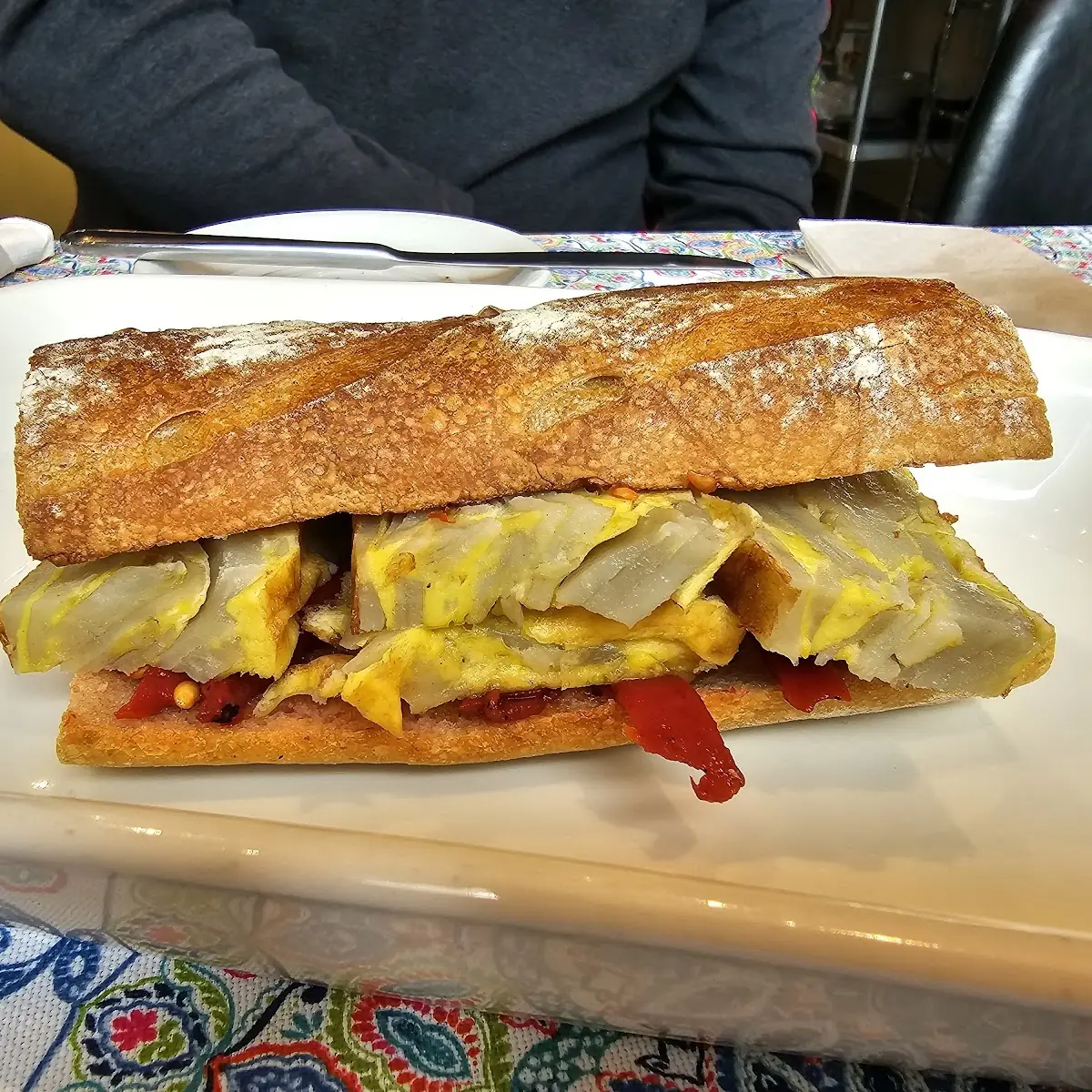 Spanish Omelette Sandwich, Little Barcelona