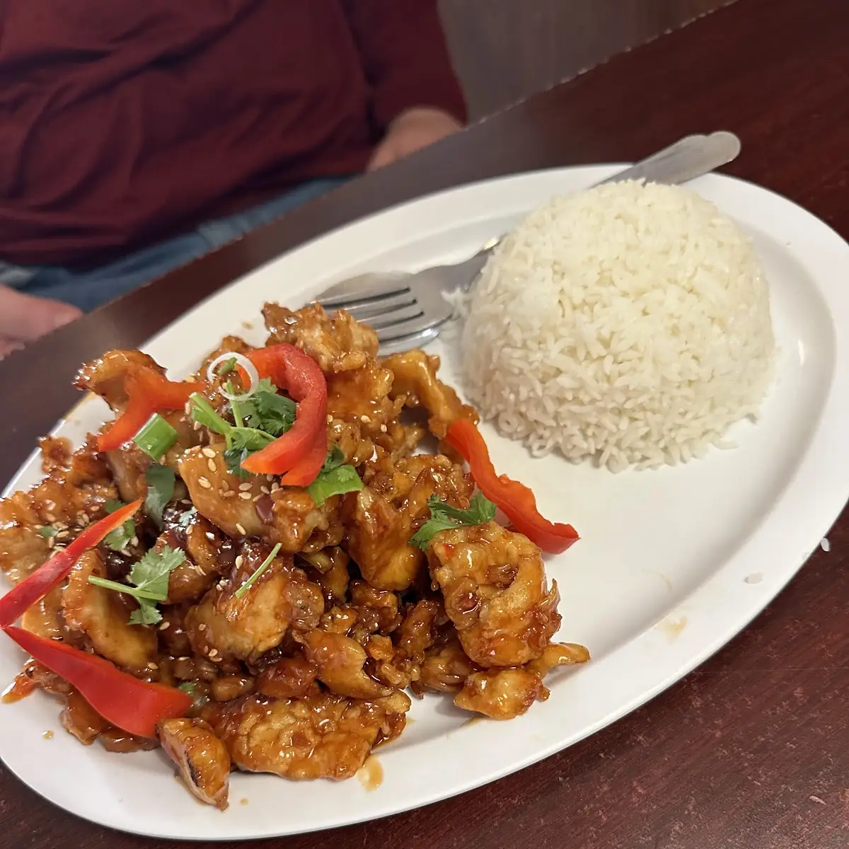 Orange Chicken & White Rice