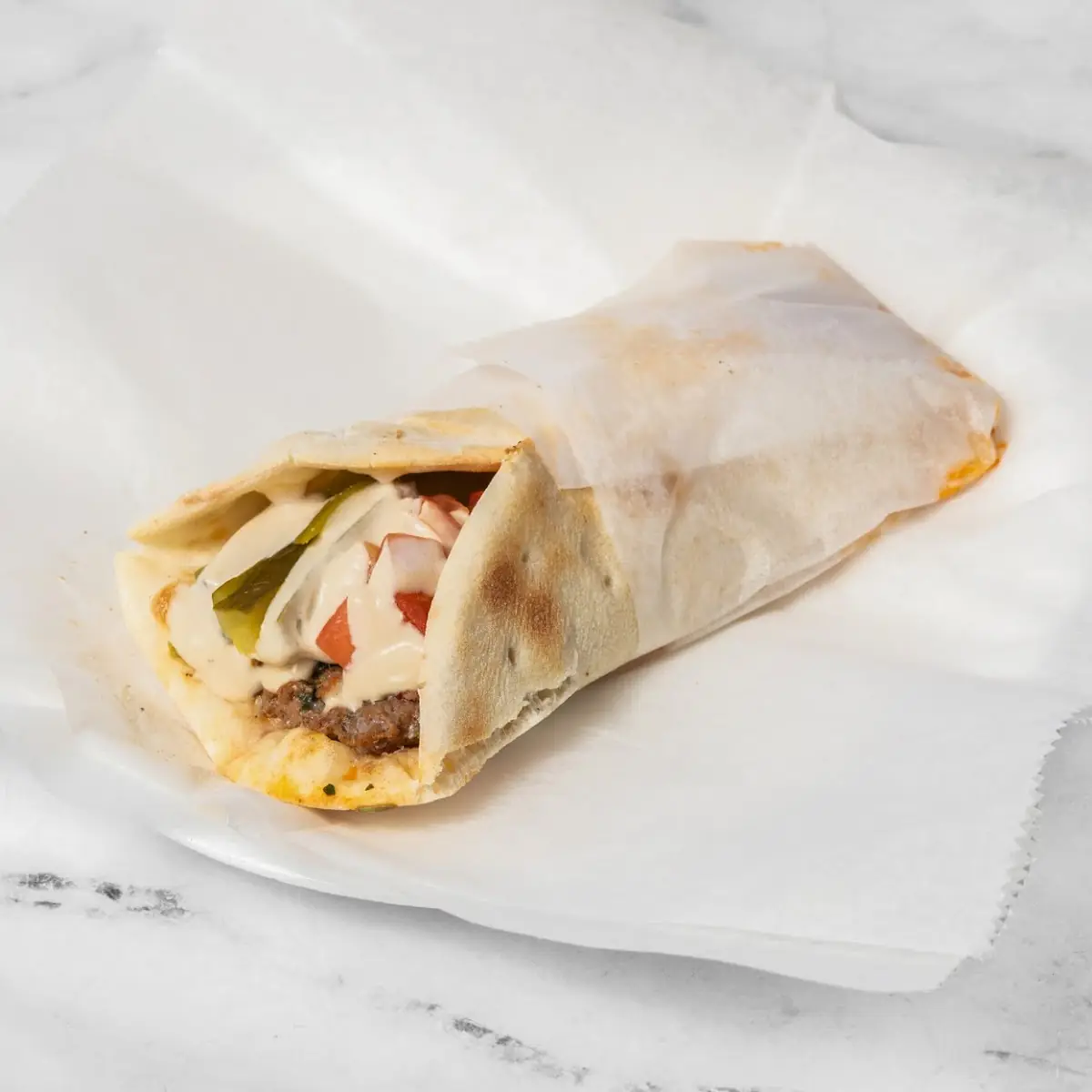 Beef Shawarma Wrap