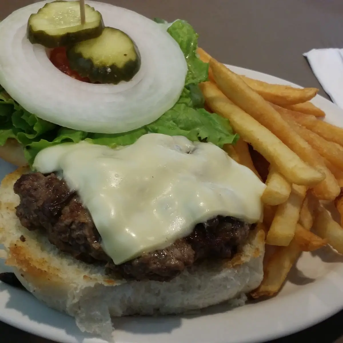 Mushroom Swiss Burger