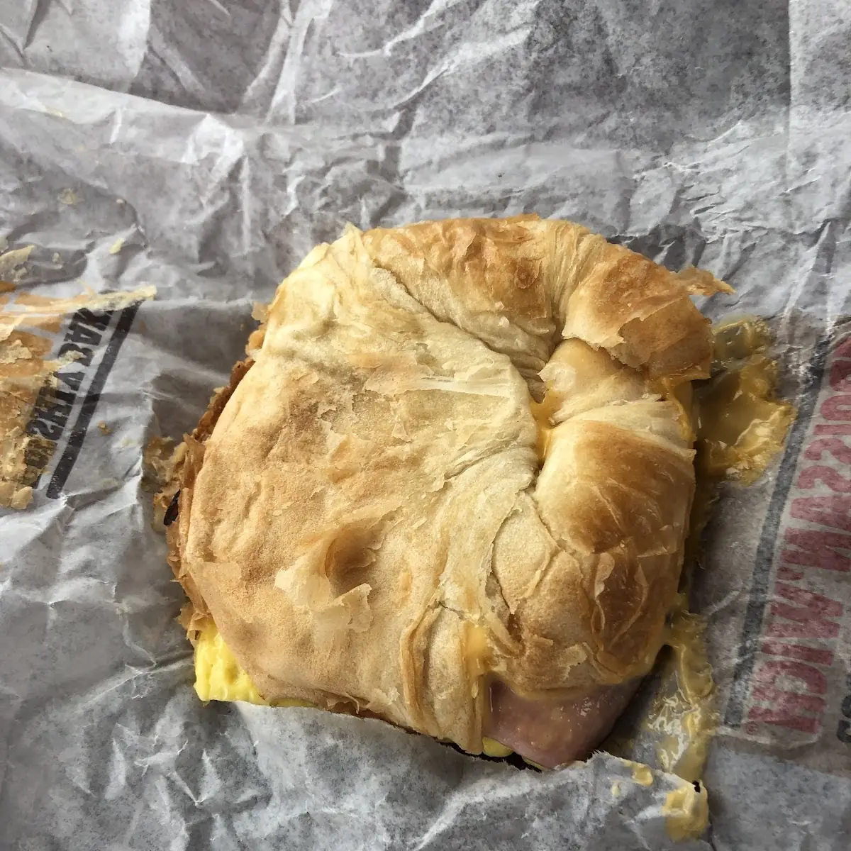 Ham Egg and Cheese Sandwich
