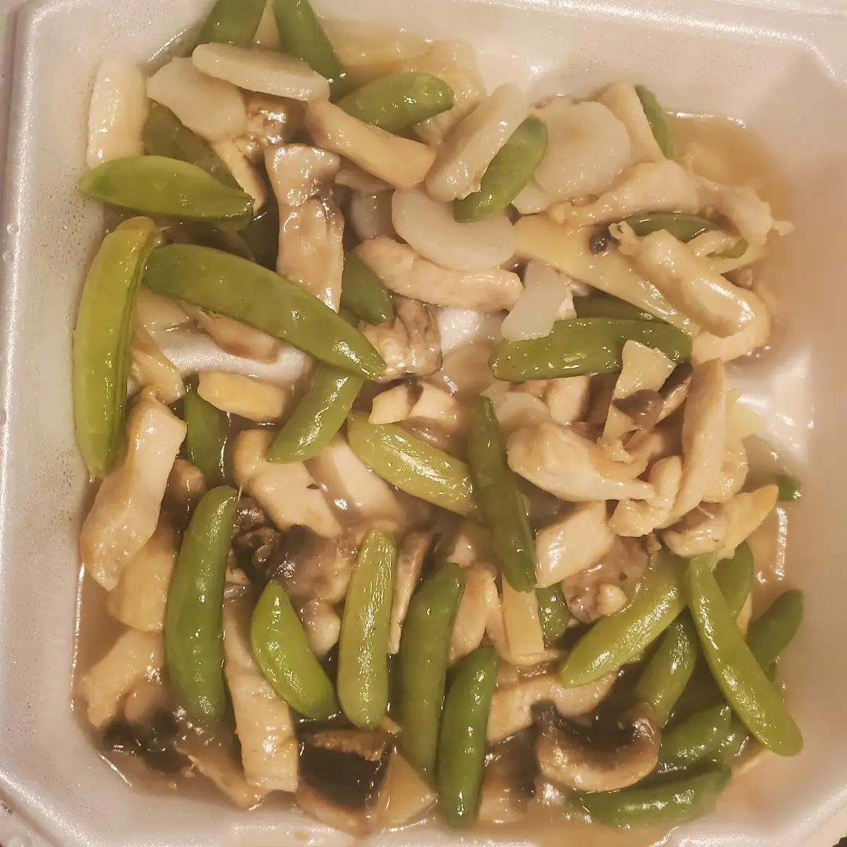 Snow Peas with Beef