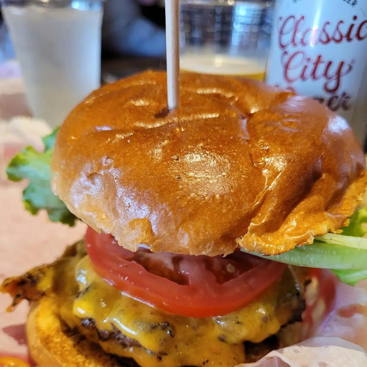 Village Cheeseburger Combo