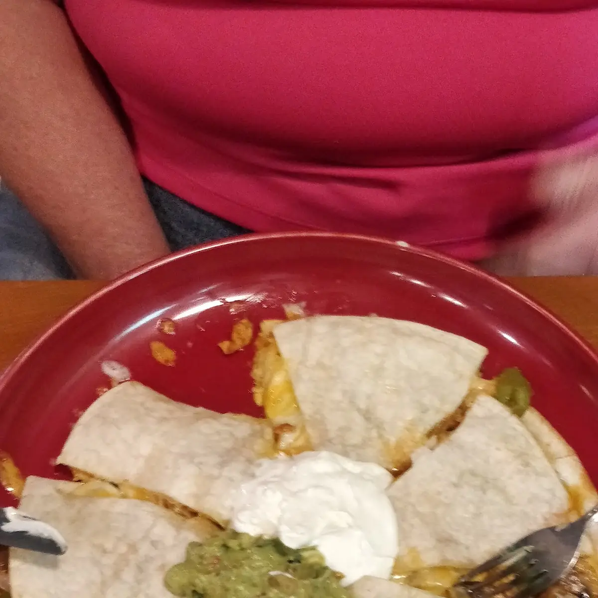 Chicken Quesadilla Plate