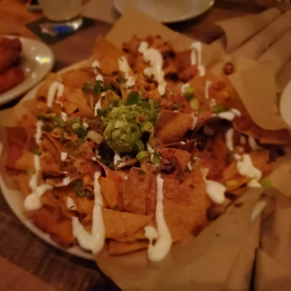 Nachos with Chicken and Cheese