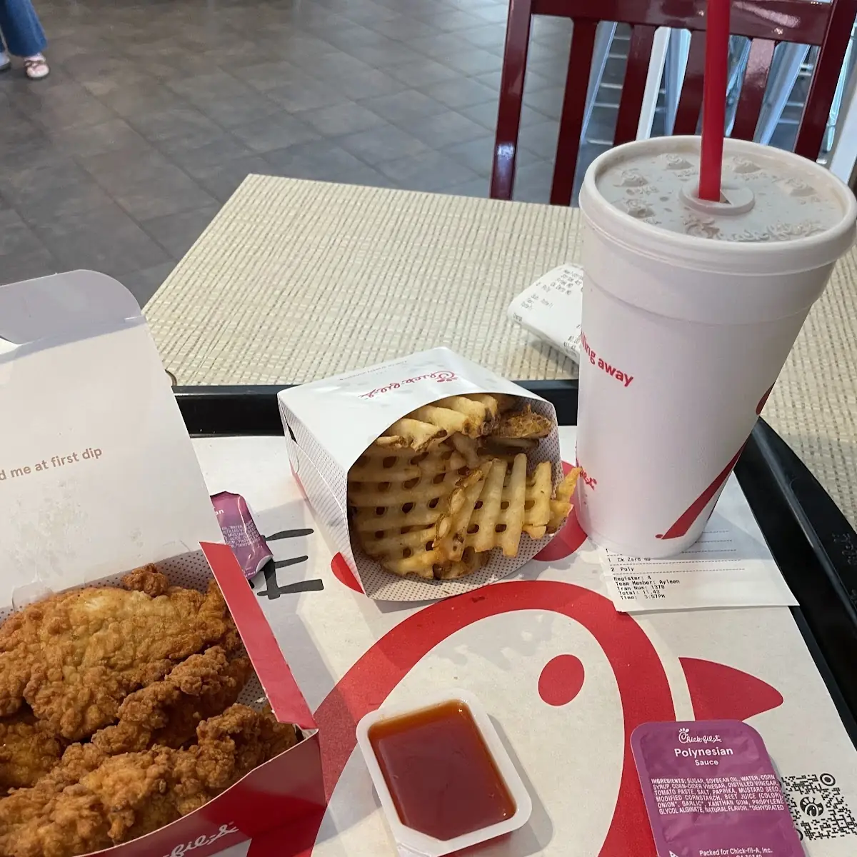 4 Count Chicken Strips Meal with Frosted Lemonade