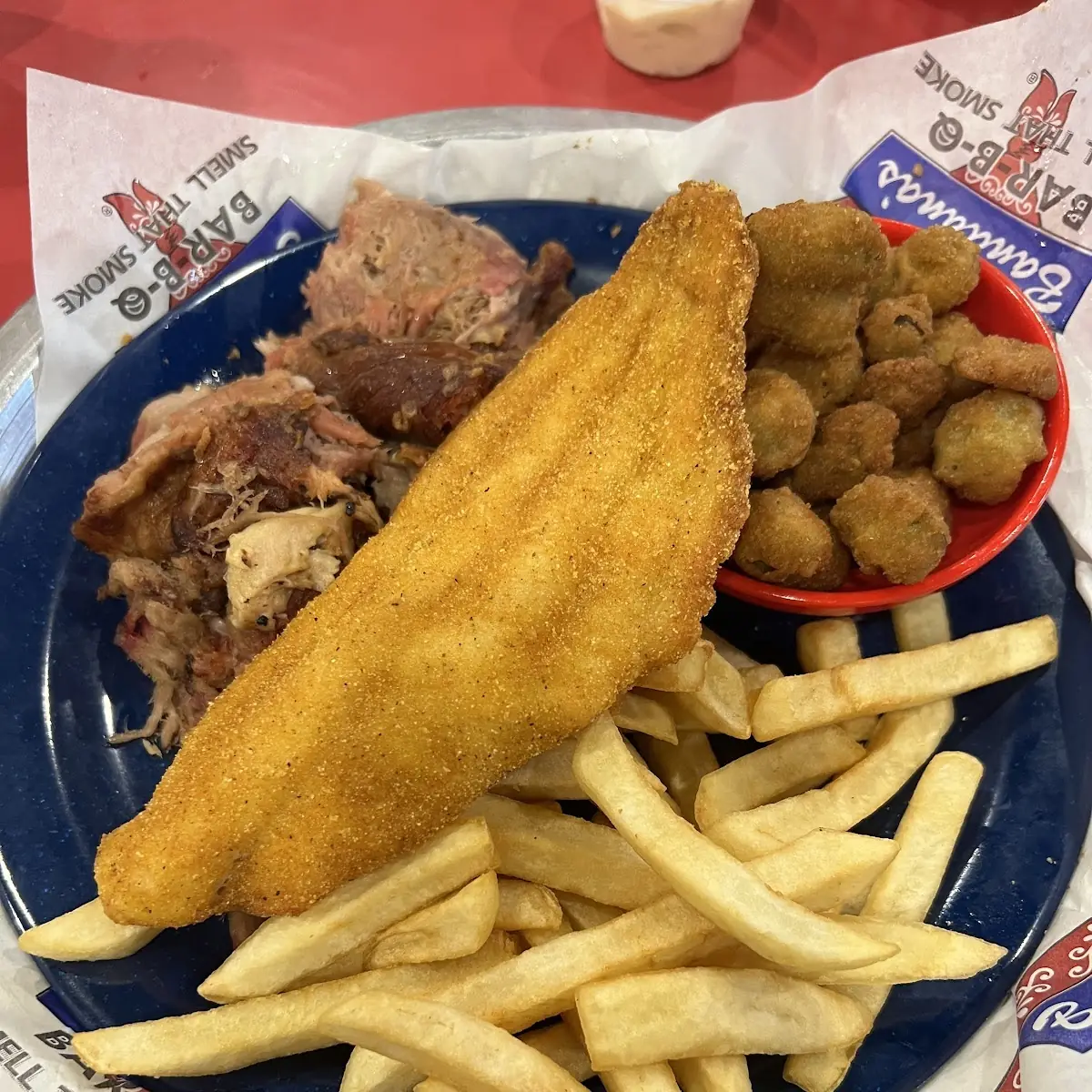 Catfish and Pulled Pork BBQ