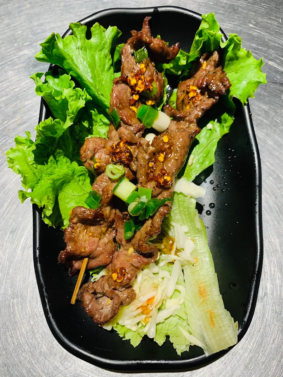 Grilled Beef Satay