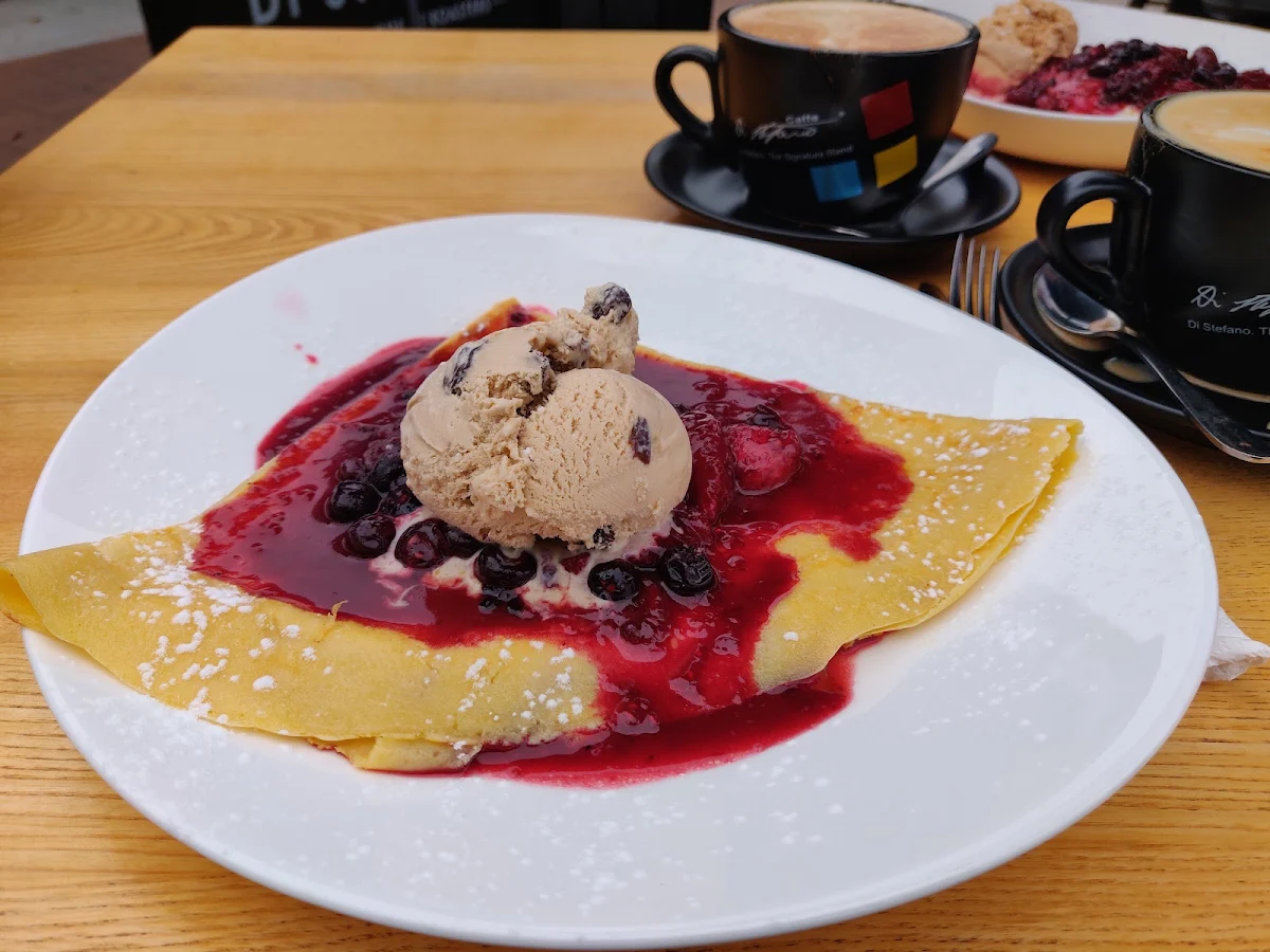 Mixed Berries Crepes, Batemans Bay Ice Creamery & Cafe