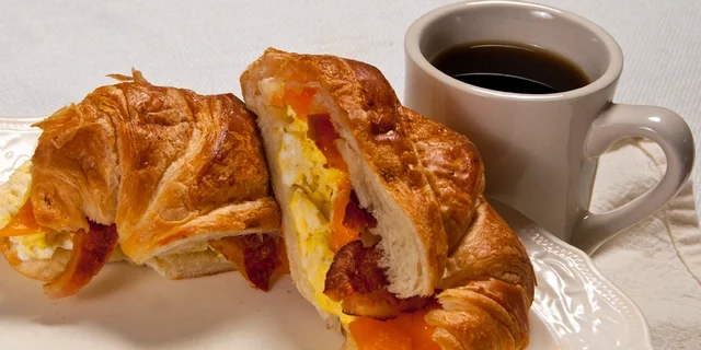 Bacon Egg & Cheese Croissant Sandwich