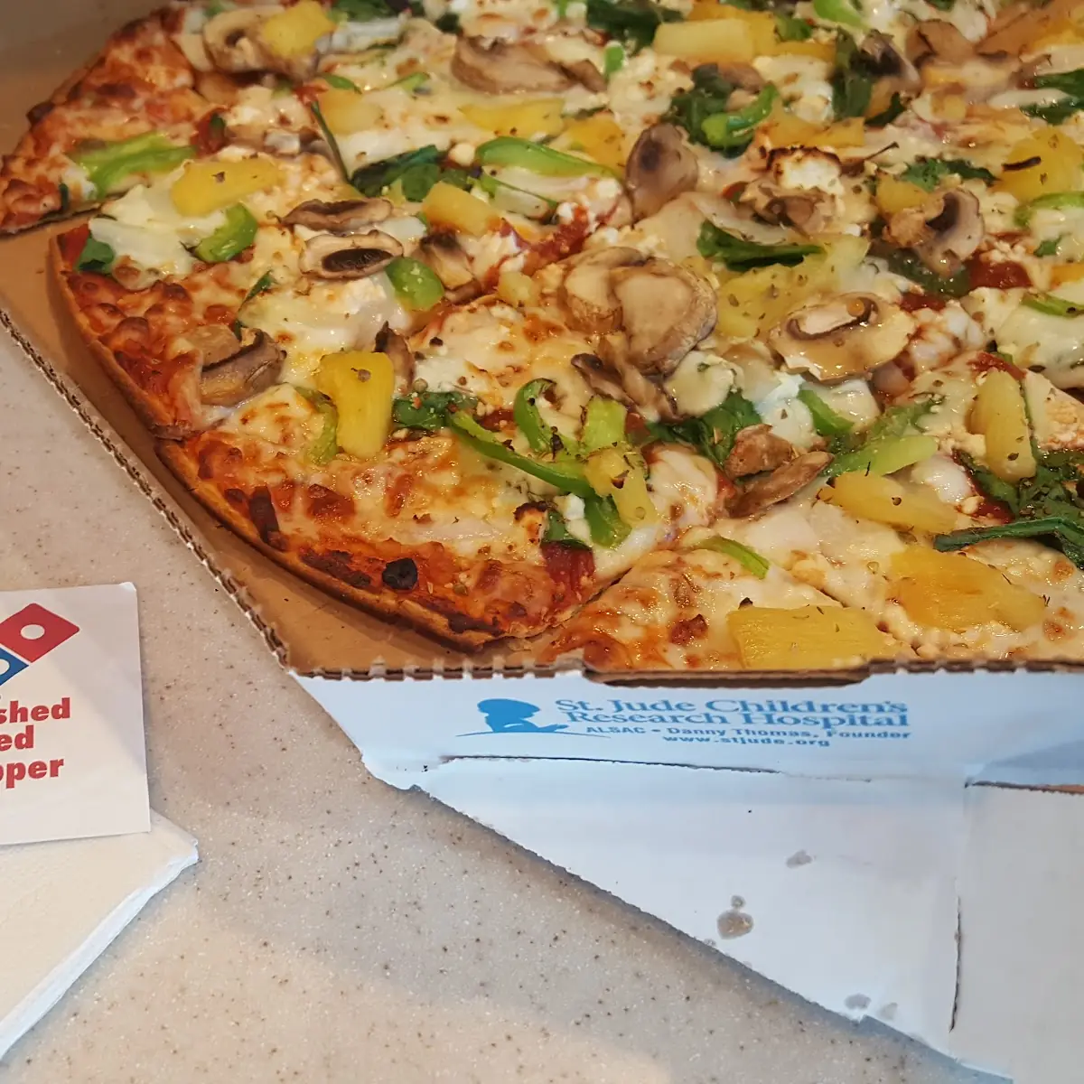 Fresh and Crispy Thin Crust Pizza