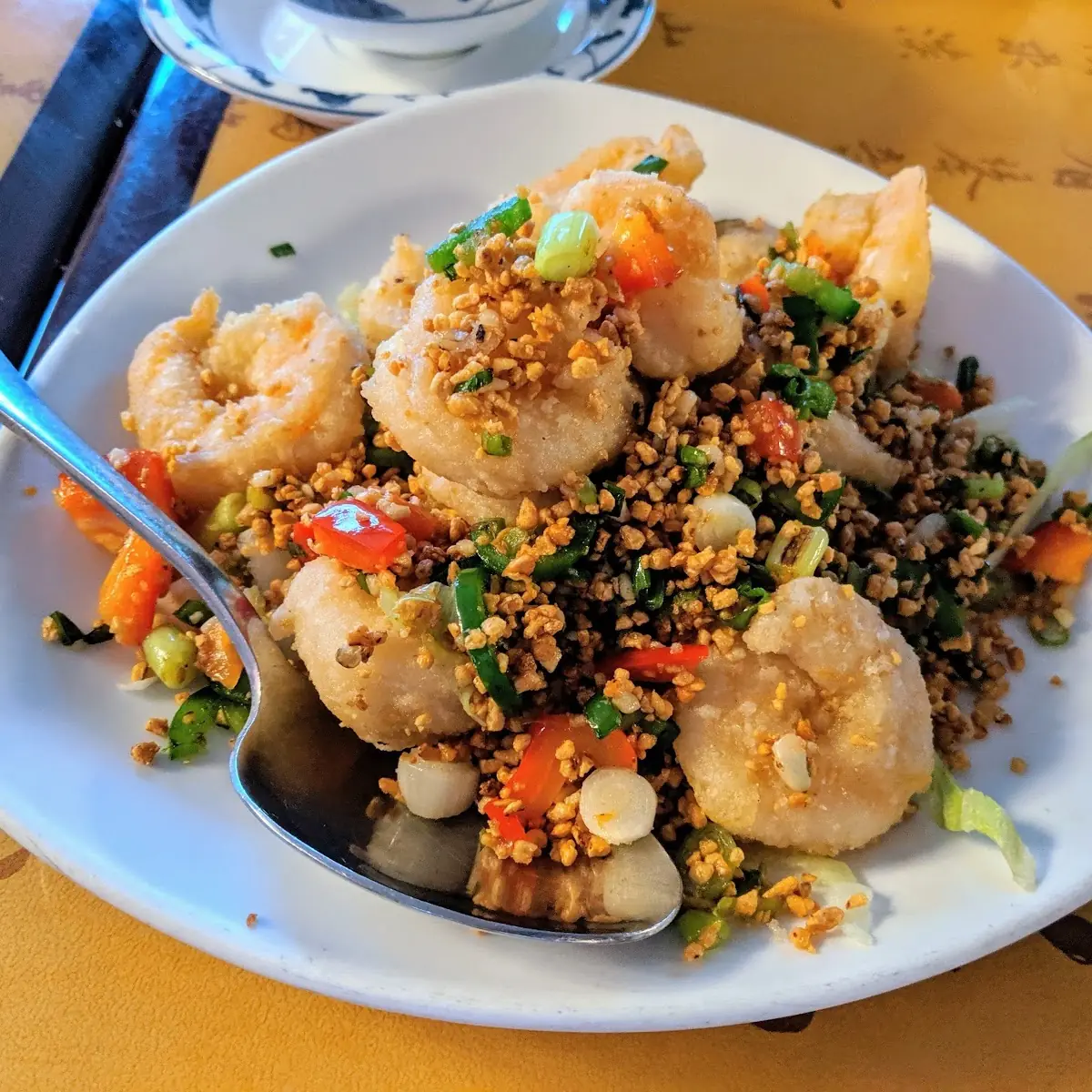 Salt & Pepper Scallop Shrimp and Squid