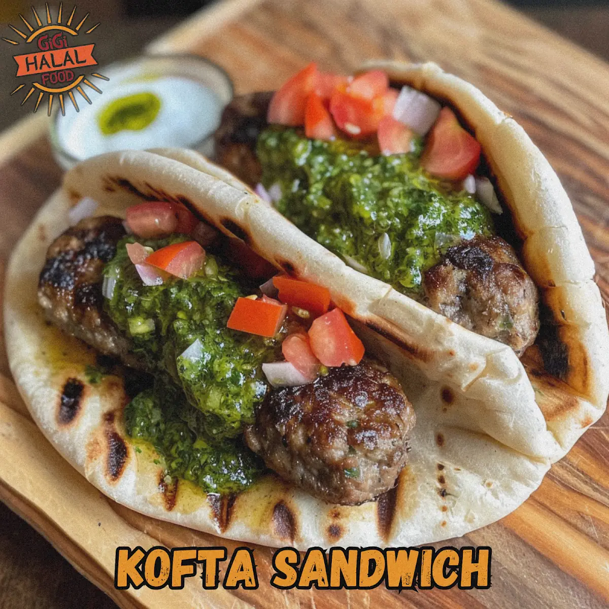 Beef Kofta Sanwich Pita Bread