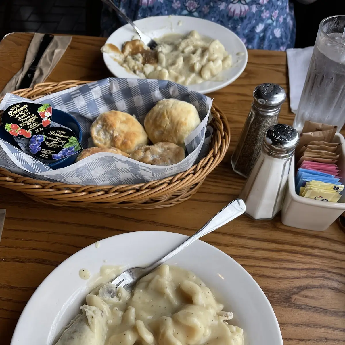 Chicken and Dumplings with Mashed Potatoes