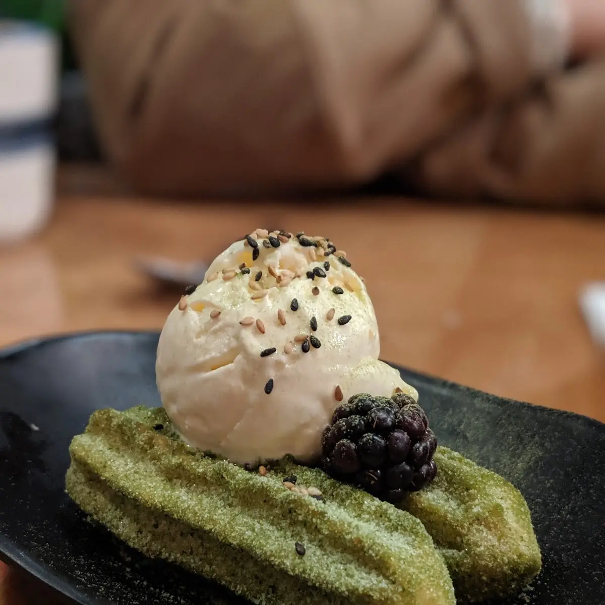 Green Tea Churros 2 pcs Salted Caramel