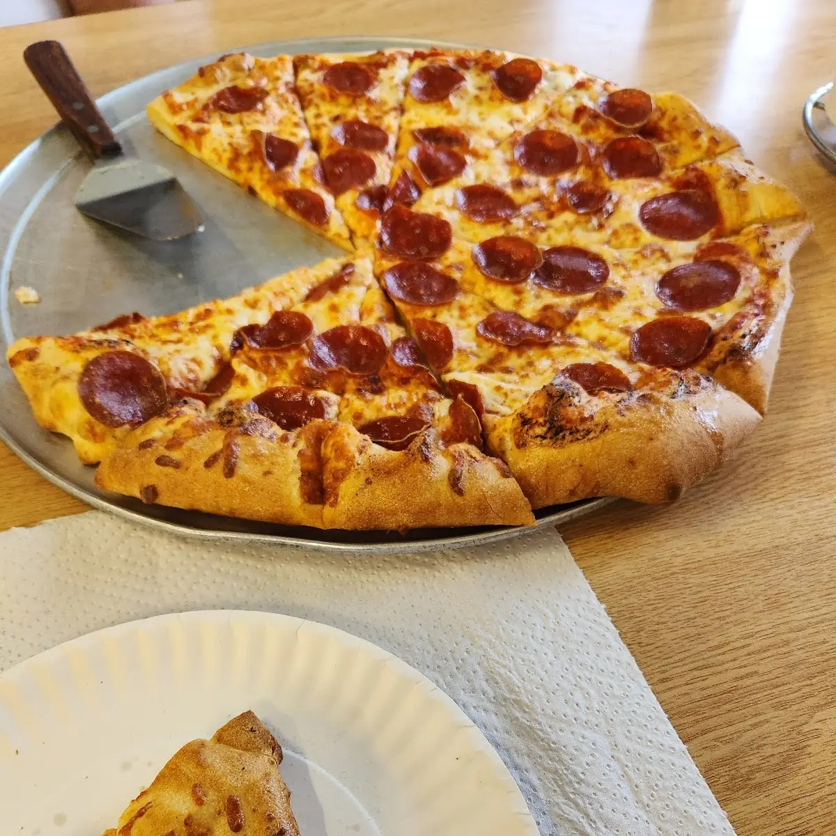 Slice of Pepperoni Pizza