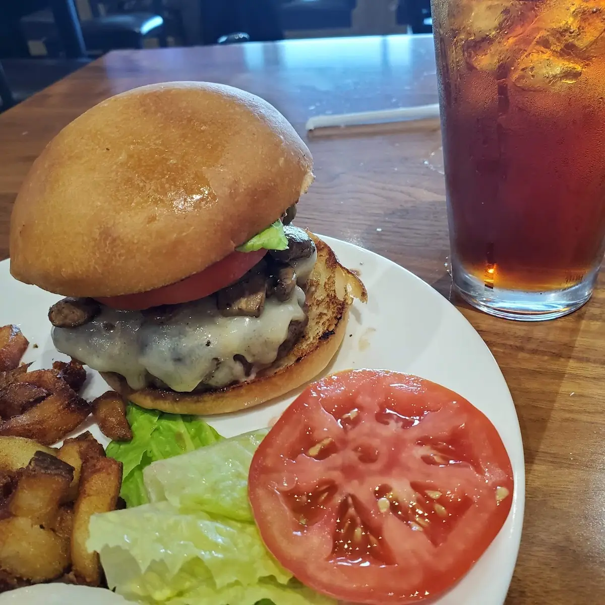 Mushroom & Swiss Burger