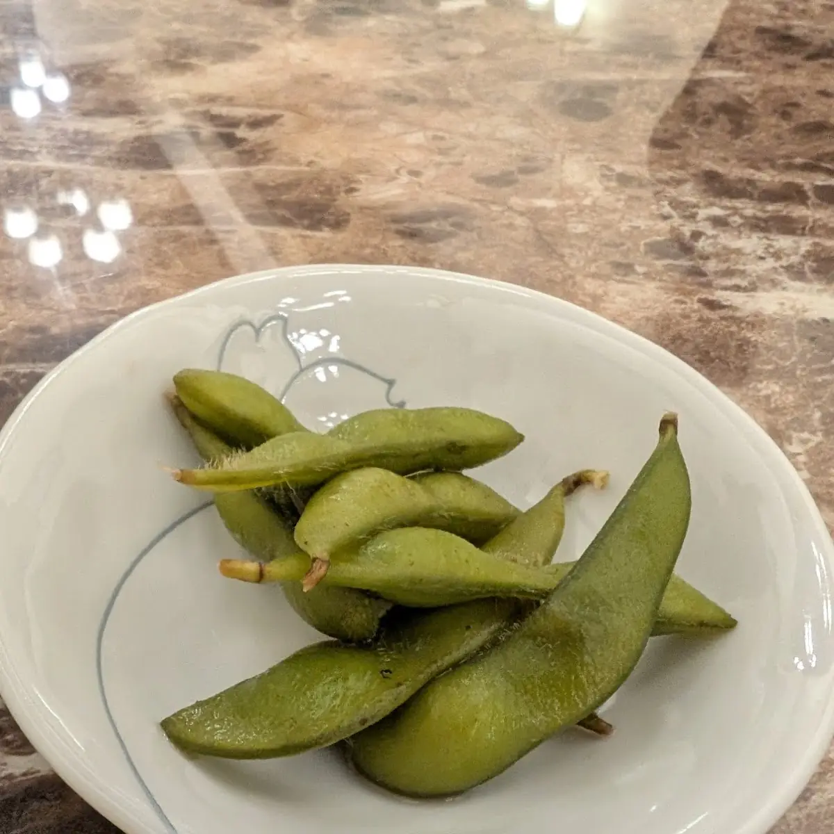 Complimentary Edamame Beans