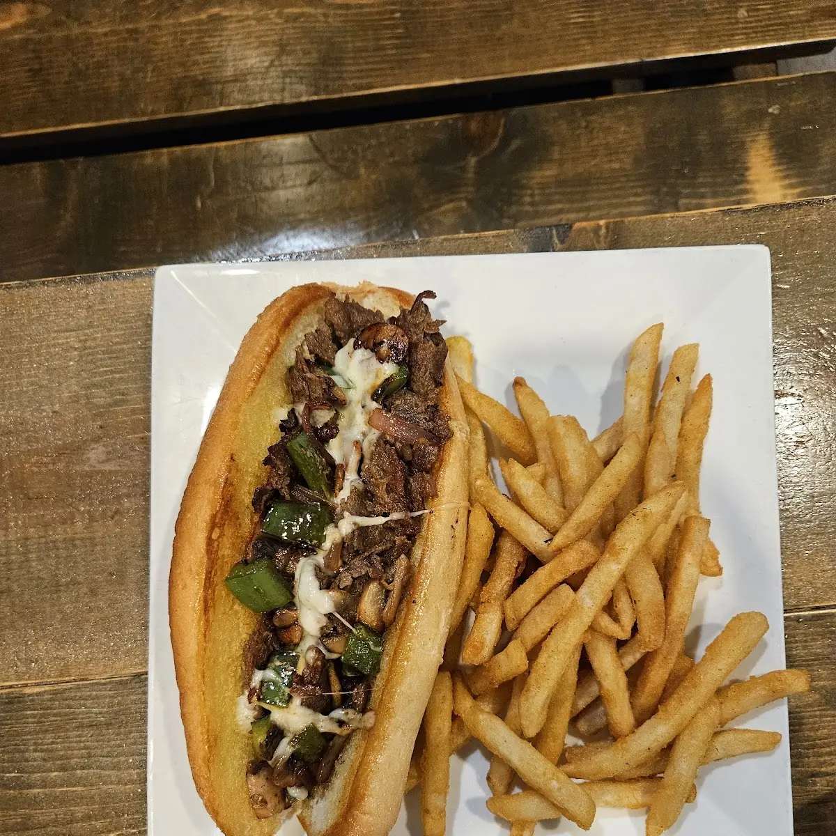Pub Beer Cheese Steak