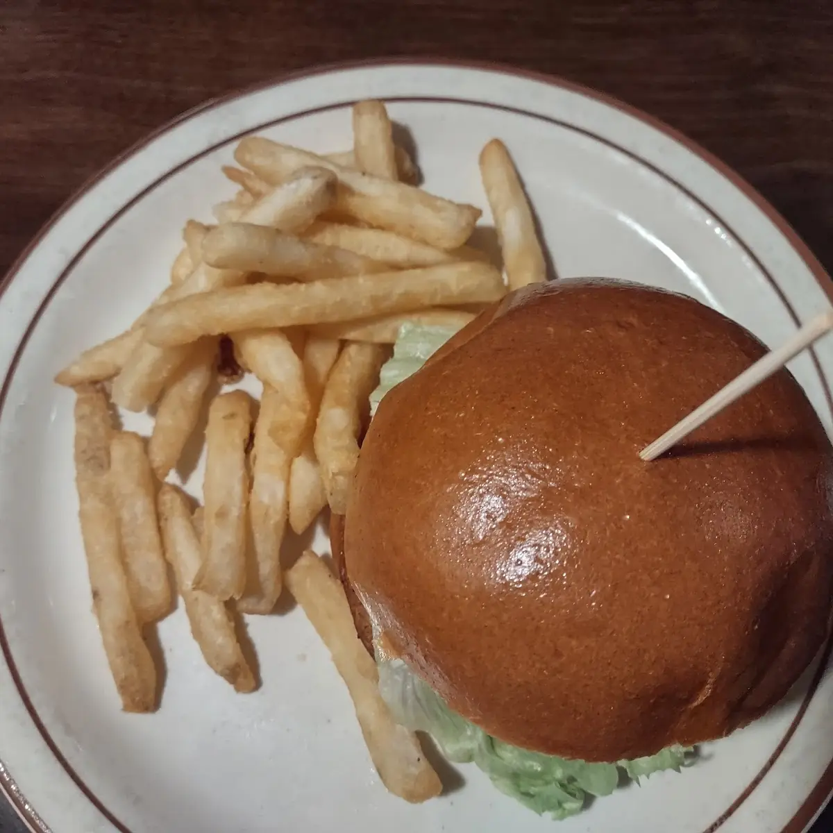 Burger and Fries