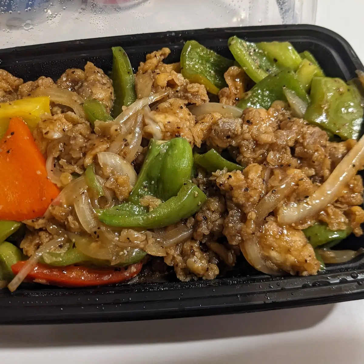 Black Pepper Beef Strips