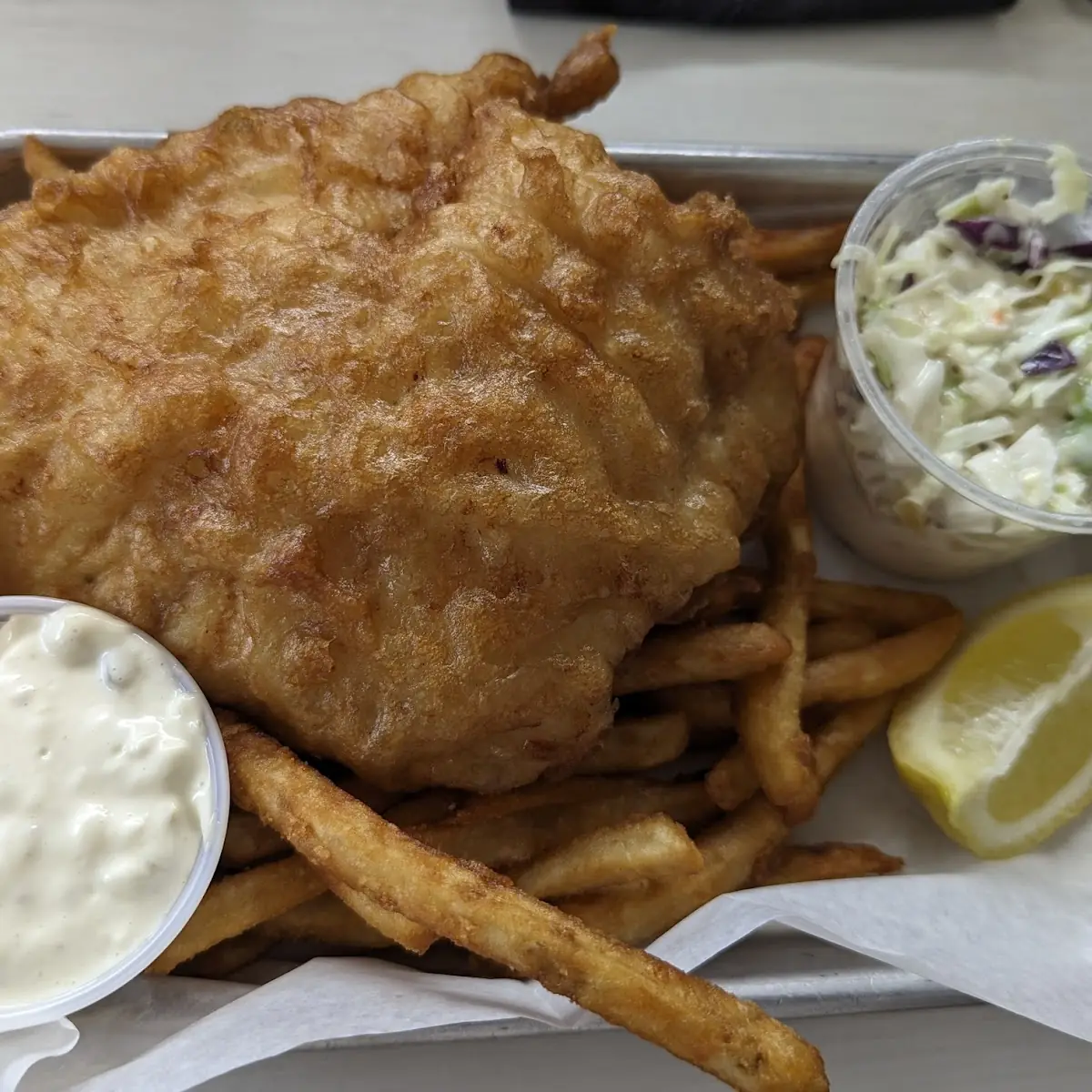 Fish & Chips Combo with Shrimp