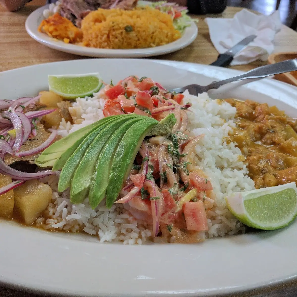 Bandera Plato Típico Ecuatoriano