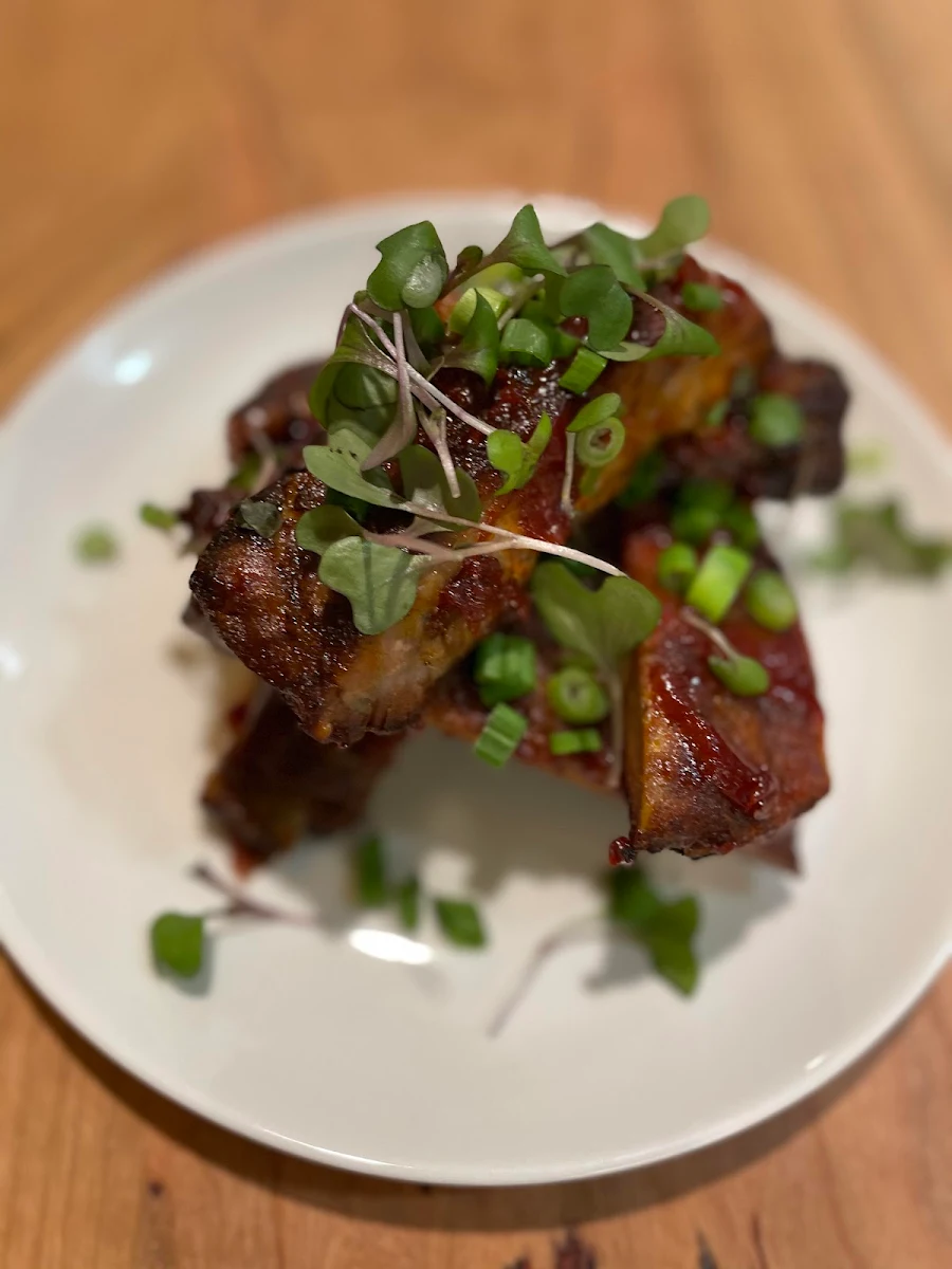 Pepper Crusted Wild Boar Belly, KALOS Restaurant